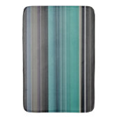 Tapis De Bain Abstract #1: Teal and grey (devant Vertical)