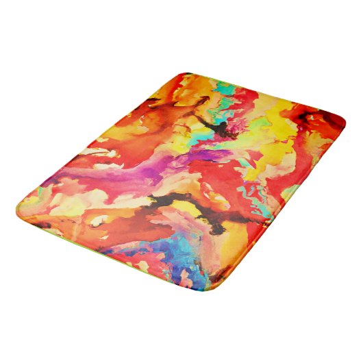 Tapis De Bain Abstract art Pattern (Angle)