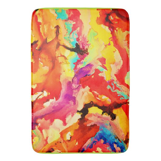 Tapis De Bain Abstract art Pattern (devant Vertical)