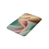 Tapis De Bain Abstract Drapery with Pastel Gradient Flow (Angle)