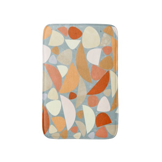 Tapis De Bain Abstract Modern Geometric Art (Devant (Vertical))