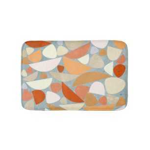 Tapis De Bain Abstract Modern Geometric Art