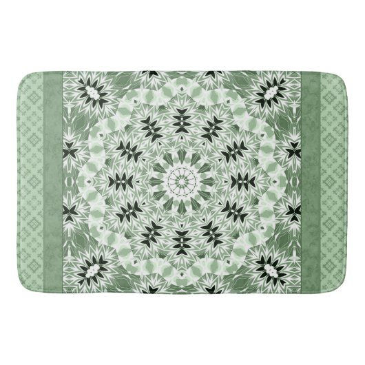 Tapis De Bain Abstract modern mosaic kaleidoscopic (Devant)