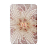Tapis De Bain Abstract Modern Peach Pastel Flower Fractal Art (Devant (Vertical))