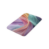 Tapis De Bain Abstract Pastel Fabric Waves  (Angle)