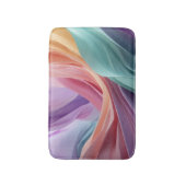 Tapis De Bain Abstract Pastel Fabric Waves  (Devant (Vertical))