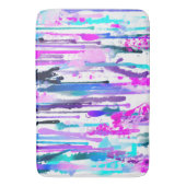 Tapis De Bain Abstract Watercolor (devant Vertical)