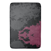 Tapis De Bain Abstractions colorées : Une fusion d'éclaboussures (devant Vertical)