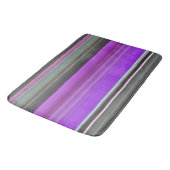 Tapis De Bain Abstrait #1 : Violet et gris (Angle)
