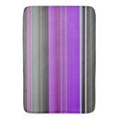 Tapis De Bain Abstrait #1 : Violet et gris (devant Vertical)