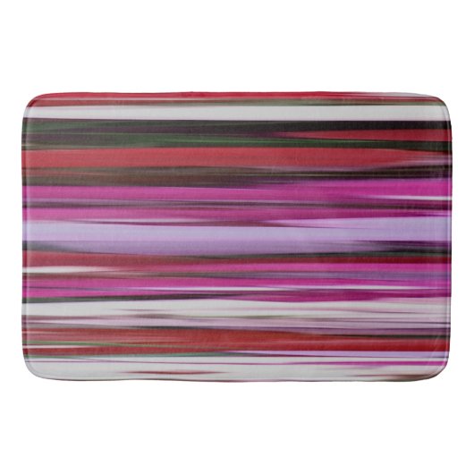 Tapis De Bain Abstrait #2 : Flou rouge (Devant)