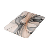 Tapis De Bain Abstrait Anthracite Grey Sienna Art moderne fracta (Angle)