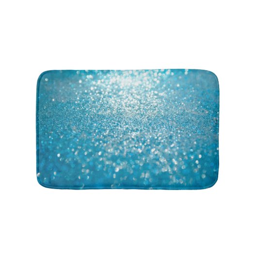 Tapis De Bain Abstrait bleu, arrière - plan artistique. (Devant)