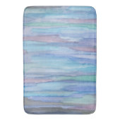 Tapis De Bain Abstrait bleu : Janvier matin (devant Vertical)