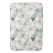 Tapis De Bain Abstrait Blue Tranquil Motif de plage (devant Vertical)