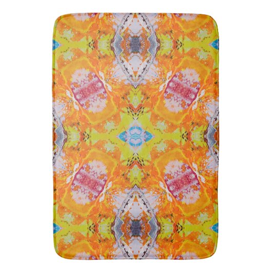 Tapis De Bain Abstrait coloré (devant Vertical)