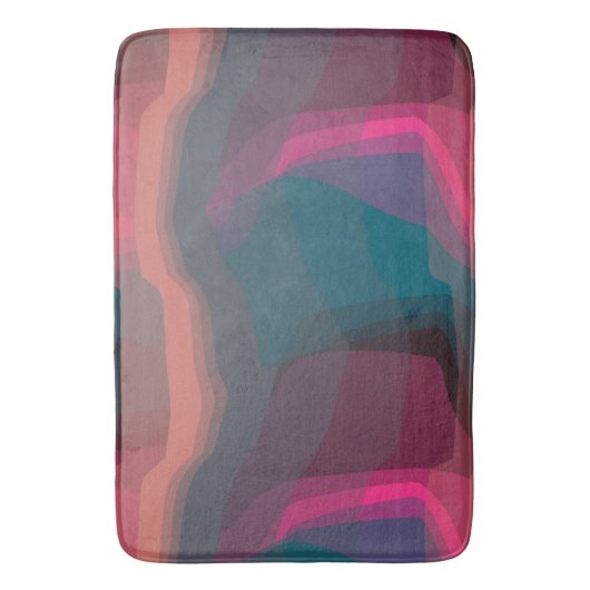 Tapis De Bain Abstrait coloré (devant Vertical)