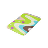 Tapis De Bain Abstrait coloré (Angle)