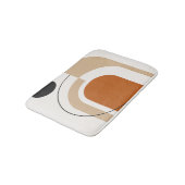Tapis De Bain Abstrait Contemporain (Angle)