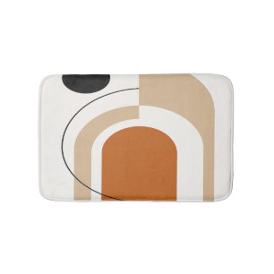 Tapis De Bain Abstrait Contemporain