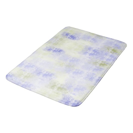 Tapis De Bain Abstrait d'olive violette (Angle)