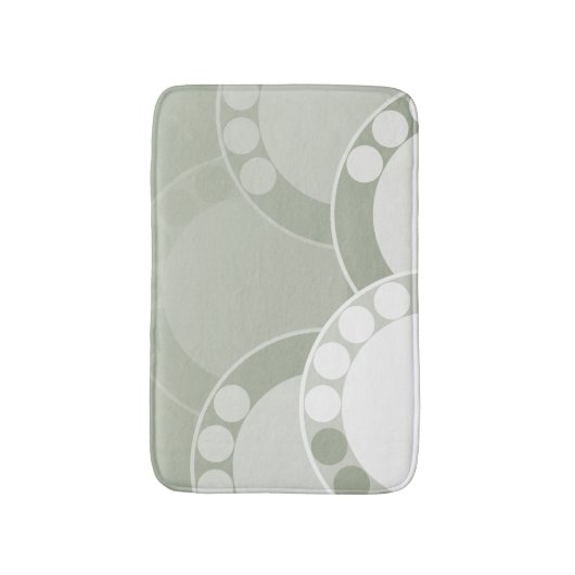 Tapis De Bain Abstrait Fern Frond - Vert clair - Mat de bain (Devant (Vertical))