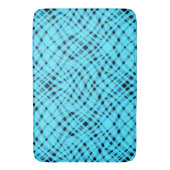 Tapis De Bain Abstrait géométrique moderne rayé rayé clair (devant Vertical)