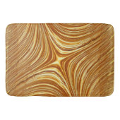 Tapis De Bain Abstrait Gold Fractal (Devant)
