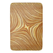 Tapis De Bain Abstrait Gold Fractal (devant Vertical)
