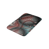 Tapis De Bain Abstrait Imaginaire dynamique Fractal Art Brown Bl (Angle)