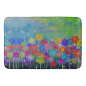 Tapis De Bain Abstrait impressioniste champ de fleurs douche cu (Devant)