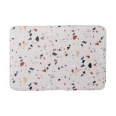 Tapis De Bain Abstrait moderne Terrazzo Motif du milieu du siècl (Devant)