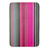 Tapis De Bain Abstrait n° 1 : Cerise et gris (devant Vertical)