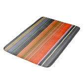 Tapis De Bain Abstrait n° 1 : orange et gris (Angle)