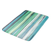 Tapis De Bain Abstrait n° 2 : bleu vert d'eau (Angle)