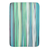 Tapis De Bain Abstrait n° 2 : bleu vert d'eau (devant Vertical)