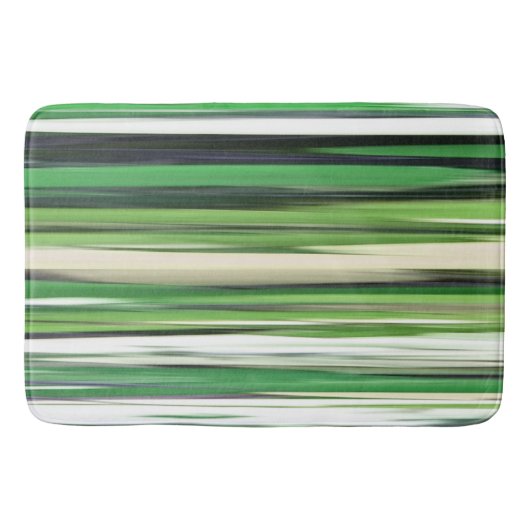 Tapis De Bain Abstrait n° 2 : Flou vert (Devant)