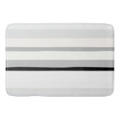 Tapis De Bain Abstrait noir, blanc et vert (Devant)