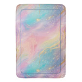 Tapis De Bain Abstrait Pastel Parties scintillant Motif sans cou (devant Vertical)