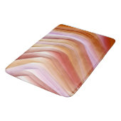Tapis de bain Abstrait rayé coloré (Angle)