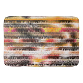 Tapis De Bain Abstrait rayé de papier découpé (Devant)