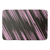 Tapis De Bain Abstrait rose et noir (Devant)