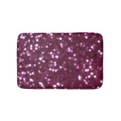 Tapis De Bain Abstrait rose, lumières déconcentrées bokeh. (Devant)