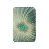 Tapis De Bain Abstrait Sage Green Imaginaire Fleur Fractal Art (Devant (Vertical))