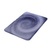 Tapis De Bain Abstrait tourbillon bleu violet marine moderne pri (Angle)