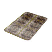 Tapis De Bain Abstrait Tropical (Angle)