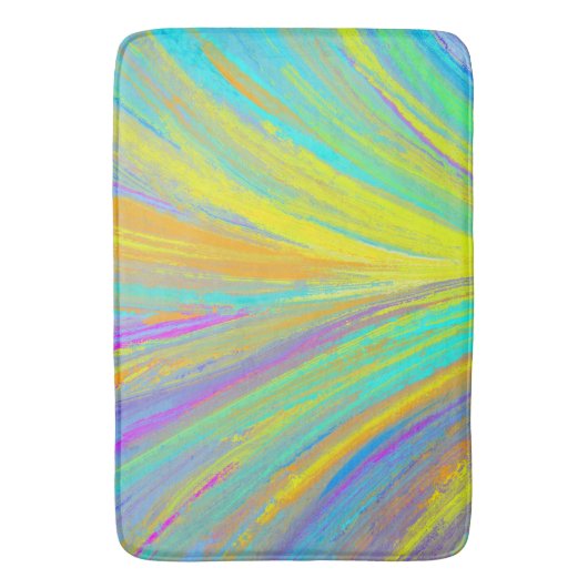Tapis De Bain Abstrait Tropical Summer Fun (devant Vertical)