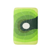 Tapis De Bain Abstrait vert (Devant (Vertical))