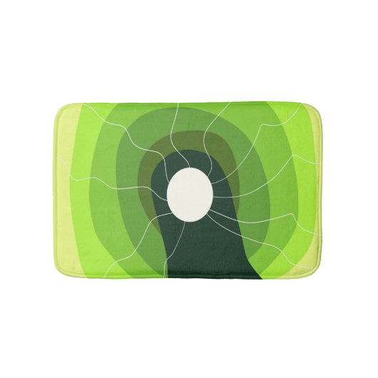 Tapis De Bain Abstrait vert (Devant)