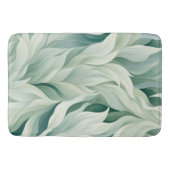 Tapis De Bain Abstrait vert Feuille Motif Nature Arrière - plan (Devant)